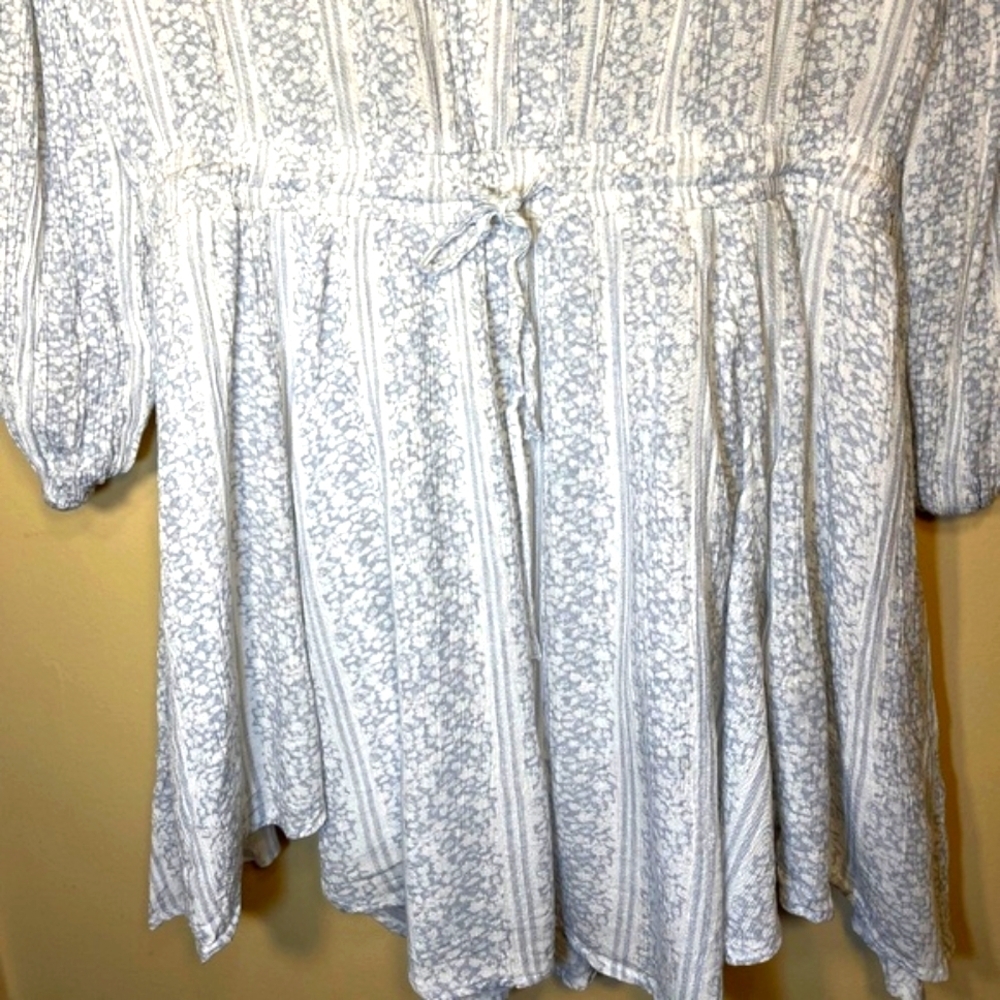 Tilly's White Floral Long Sleeve Dress - Picture 3 of 10